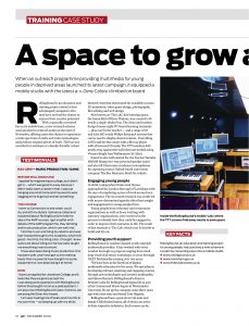 AV Magazine, training case study - A space to grow and learn a trade