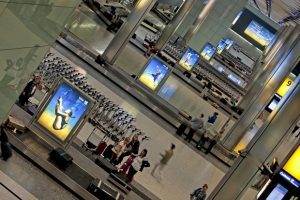 Kinetic used Olympics-related creative at key high-traffic locations, such as airports, last year to promote Visa during the Games