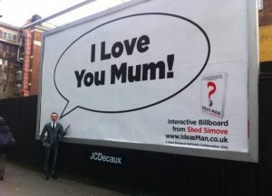 There are still some applications where static posters are winning out over DOOH