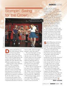 DanceToday - Stompin' swing June13