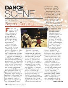 Dance Today Beyond dancing Aug13