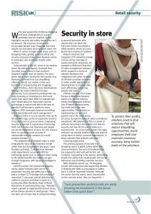 Risk UK - To protect their profits, retailers need to find solutions that will reduce shoplifting opportunities, avoid employee theft and maintain inventory accuracy. Geny Caloisi looks at the solutions