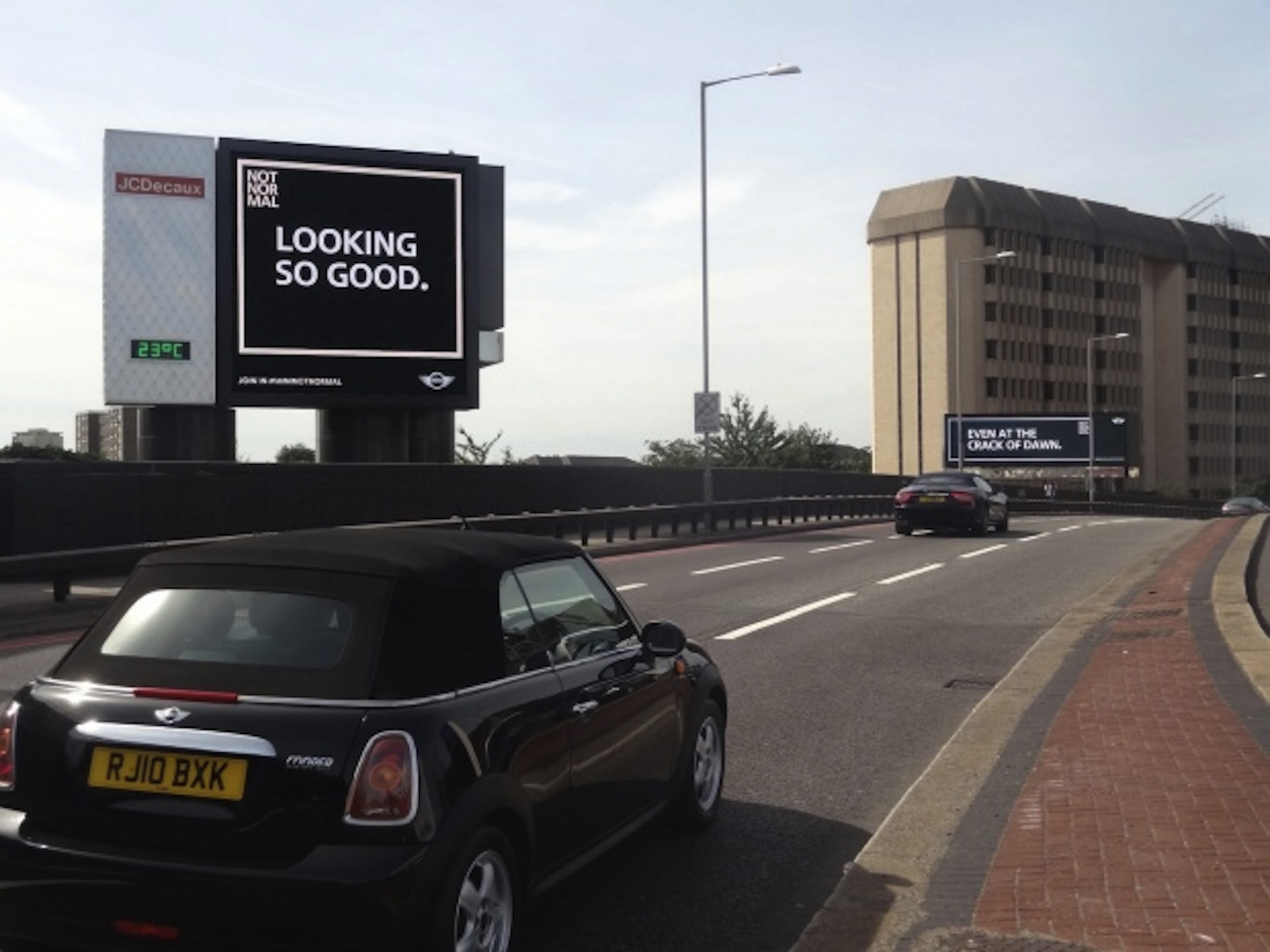 Companies are now targeting customers more effectively, as demonstrated by the Mini DOOH campaign